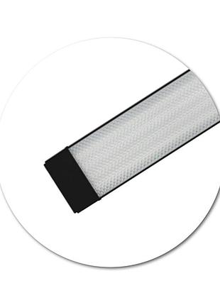 Світлодіодний світильник gama-80 80w, 220v, 6400k, 1200x75x27мм, чорний