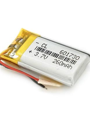 Литий-полимерный аккумулятор 6*17*30mm (li-ion 3.7в 260мач)