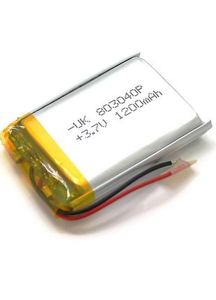 Литий-полимерный аккумулятор 8*30*40mm (li-ion 3.7в 1200мач)