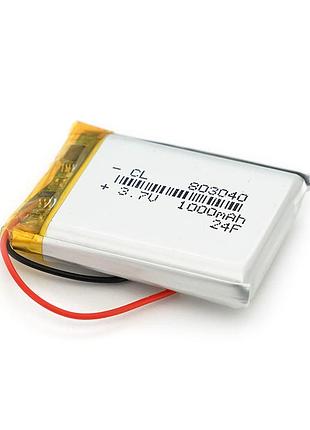 Литий-полимерный аккумулятор 8*30*40mm (li-ion 3.7в 1000мач)