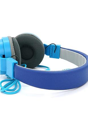 Навушники провідні jedel wave6, з мікрофоном, blue-black, box