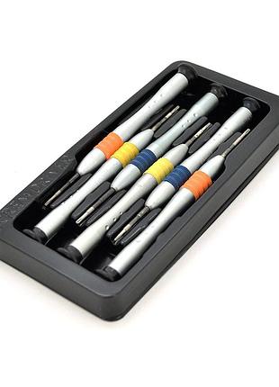 Набір викруток bakku bk-3335 (т2, т3, т4, т5, т6, хрест 2,0), blister-box