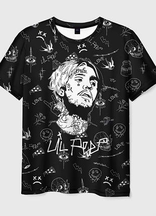 Футболка 3d "lil peep"