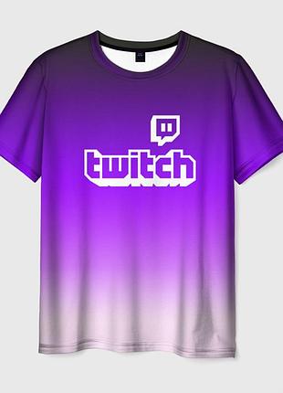Футболка 3d «twitch» unisex