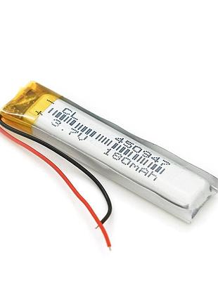 Литий-полимерный аккумулятор 4.5*09*47mm 3,7v (li-ion 3.7в 180мач)