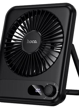 Портативный настольный вентилятор hoco hx607, регулировка мощности дыммером, 165х135мм, встроенный аккум 2000mah, usb кабель,