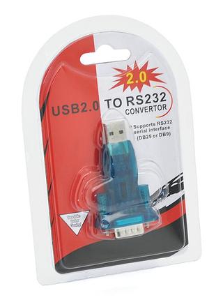 Адаптер usb to rs-232 converter (9 pin), blister