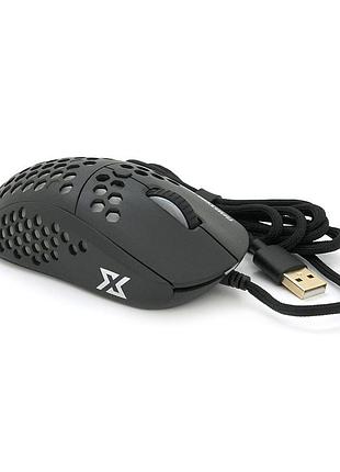 Игровая мышь ведущая raptor ux2 x, 6 кнопок, 200-4800 dpi, led lighting rgb, 1,8 м, win7/8/10 mac os, black, color box
