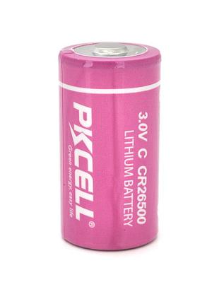 Батарейка литиевая pkcell cr26500, 3.0v 5400mah, oem