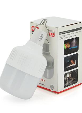 Фонарь кемпинговый xo-yh04, 9led5730, 3.2w, 3 режима, 18650/1200mah, microusb, black/yellow, ip40, q90