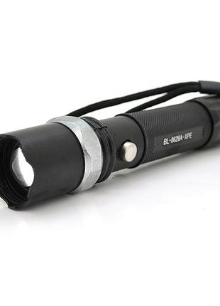 Фонарик ручной bl-8626a-xpe, 1 режим, питание аккумулятор 18650 или 3*aaa (нет в комплекте), box