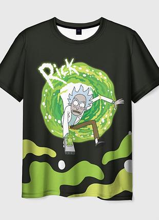 Парні футболки 3d «rick and morty 1»