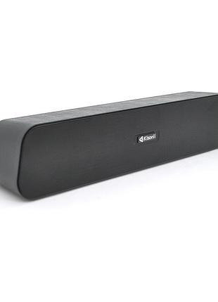 Колонки 2.0 kisonli i-570, для пк и ноутбука, usb + 3.5mm, 2x3w, 20hz- 20khz, black, box, q40