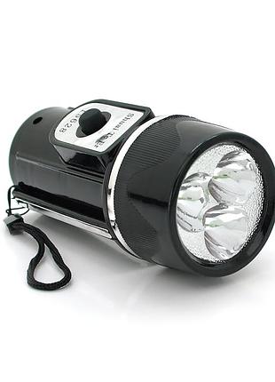 Фонарик ручной stf-15628, 2 режима, встроенный аккумулятор, blister