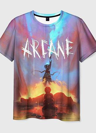 Футболка 3d «arcane - jinx»