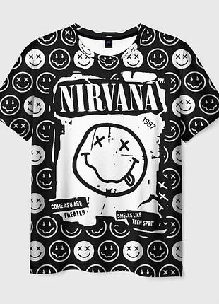 Футболка 3d «nirvana»