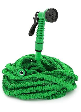 Шланг садовый ky-450g, 15-45м/150ft, + распылитель, насадка на кран, green, box