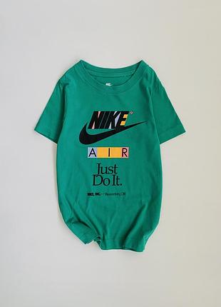Оригінальна футболка для хлопчика 7-8 років nike зеленого кольору/ розмір 122-128