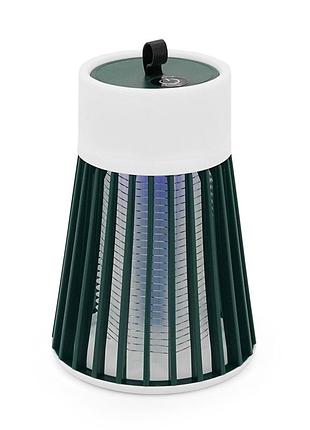 Лампа-истребитель комаров yg-002, встроенный аккумулятор 800mah, usb кабель, green, box