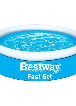 Басейн сімейний надувний "fast set". 168х51см. об'єм 940 літрів. blue. box