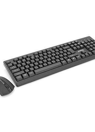 Беспроводной комплект kb+mouse jedel ws736, 2.4ghz, (eng / укр/ pyc), box