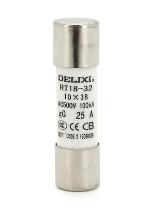 Предохранитель delixi rt18-32, 25a, переменное напряжение, 10штук в упаковке, цена за group