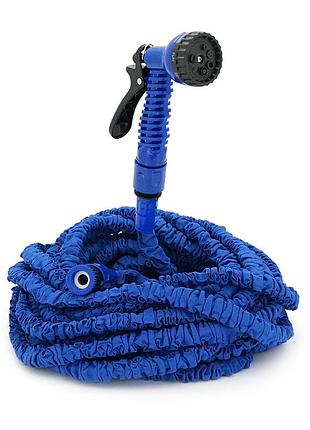 Шланг садовый ky-520b, 17.5-52.5м/175ft, + распылитель, насадка на кран, blue, box