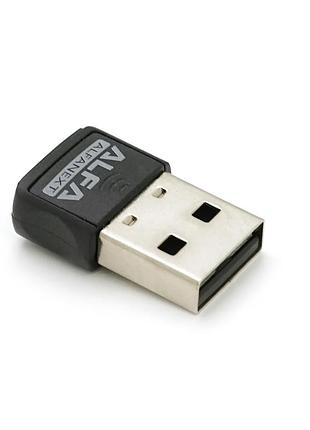 Беспроводной сетевой адаптер wi-fi-usb lv-uw06rk-alfa, rtl8188, 802.11bgn, 150mbps, 2.4ghz, win10/8.1/8/7/xp, mac osx 10.7~10.