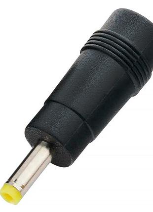 Переходник dc 5.5x2.1mm (мама) - 4.0х1.7mm (папа) yellow