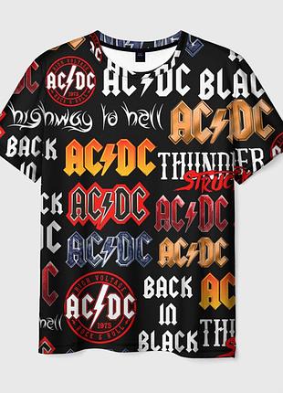 Футболка 3d «ac/dc» unisex
