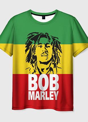 Футболка 3d «bob marley»