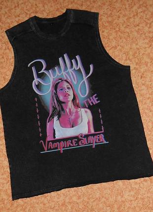 Майка безрукавка buffy the vampire slayer/баффи — истребитель вампиров/смерч