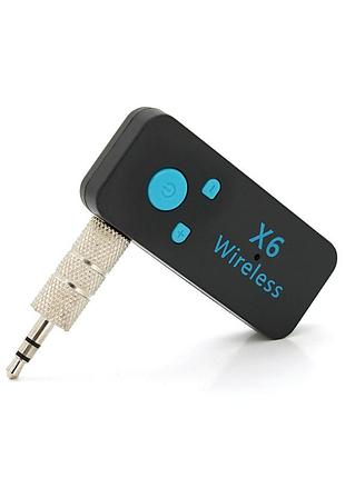 Аудіо ресивер lv-x6 wireless bluetooth x6 3.5mm audio stereo music home + tf-card, bluetooth 4.2
