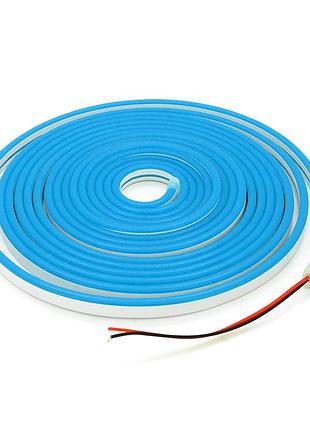 Лента светодиодная в силиконе 3528, 12v, 5 метров, ip67, blue