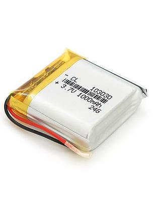 Литий-полимерный аккумулятор 10*30*30mm (li-ion 3.7в 1000мач)
