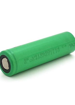 Акумулятор 18650 li-ion sony us18650vtc4, 2100mah, 25a, 4.2 / 3.6 / 2.5v, green, 2 шт в упаковці, ціна за 1 шт