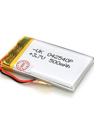 Литий-полимерный аккумулятор 4*25*40mm (li-ion 3.7в 500мач)