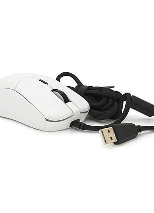 Игровая мышь проводная heliosux3v2, 6 кнопок, 200-4800 dpi, led lighting rgb, 1,8 м, win7 / 8/10 mac os, white, color box