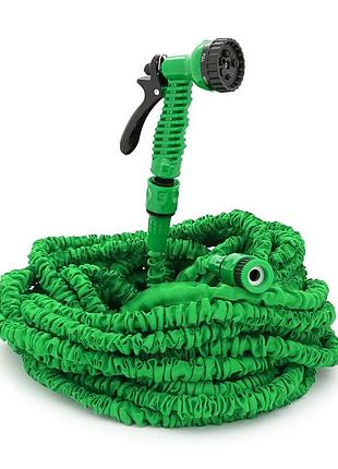 Шланг садовый ky-600g, 20-60м/200ft, + распылитель, насадка на кран, green, box