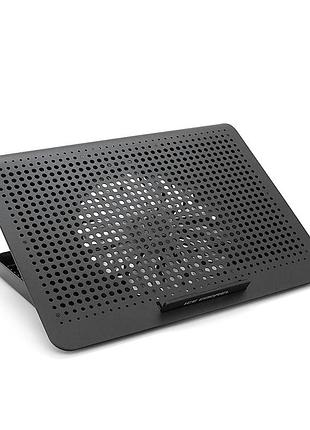 Підставка для ноутбука icecoorel a18, 10-15.6", 1*180mm 580±10% rpm, корпус пластик+алюміній, 2xusb 2.0, 350x225x26mm, black, box,