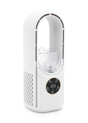 Портативный вентилятор smart yt41207, 6 режимов, встроенный аккумулятор, usb кабель, mix color, box