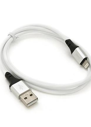 Кабель hoco x86, lightning-usb, 2.4a, довжина 1м, white, box