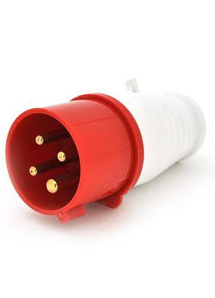 Вилка кабельная sf-014, 4 контакта, 3р + e, 16а, 380v, ip44