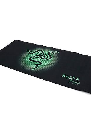 Коврик 300*700 тканевый razer-s с боковой прошивкой, толщина 3 мм, цвет black, пакет