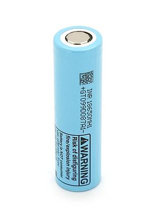 Акумулятор 18650 li-ion lg lggbmh11865 (lg mh1), 3200mah, 10a, 4.2/3.7/2.5v, cyan, 2 шт в упаковці, ціна за 1 шт
