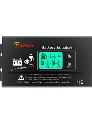 Балансир hx02 для аккумуляторных батарей agm, gel, li-ion, lifepo4, 48v, 10a, 4s, led индикация, 150x80x30mm