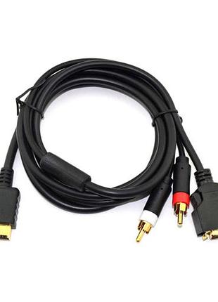 Компонентний hdtv av-кабель d-video d-terminal для sony playstation ps2 / ps3