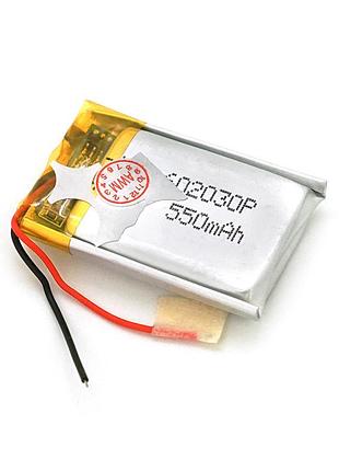 Литий-полимерный аккумулятор 6*20*30mm (li-ion 3.7в 550мач)