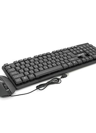Комплект ведущий kb+mouse xstrike x-1012, usb, (eng/укр/pyc), black, box