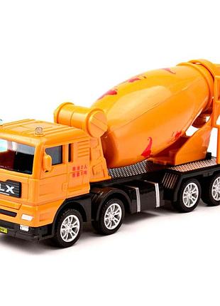 Дитяча машинка бетономішалка, orange